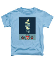 Rubino Rise She - Toddler T-Shirt Toddler T-Shirt Pixels Carolina Blue Small 