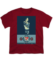 Rubino Rise She - Youth T-Shirt Youth T-Shirt Pixels Cardinal Small 