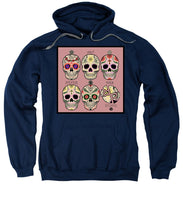 Rubino Rise Skull Mexico - Sweatshirt Sweatshirt Pixels Navy Small 