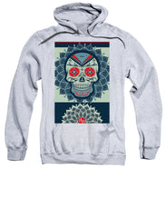 Rubino Rise Skull Reb Blue - Sweatshirt Sweatshirt Pixels Heather Small 