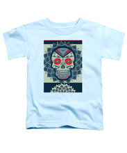 Rubino Rise Skull Reb Blue - Toddler T-Shirt Toddler T-Shirt Pixels Light Blue Small 