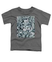 Rubino Rise Under Water - Toddler T-Shirt Toddler T-Shirt Pixels Charcoal Small 