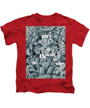 Rubino Rise Under Water - Kids T-Shirt Kids T-Shirt Pixels Red Small 