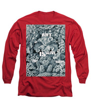 Rubino Rise Under Water - Long Sleeve T-Shirt Long Sleeve T-Shirt Pixels Red Small 