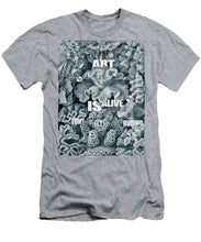 Rubino Rise Under Water - Men's T-Shirt (Athletic Fit) Men's T-Shirt (Athletic Fit) Pixels Heather Small 