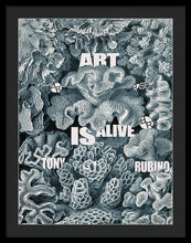 Rubino Rise Under Water - Framed Print Framed Print Pixels 22.500" x 30.000" Black Black