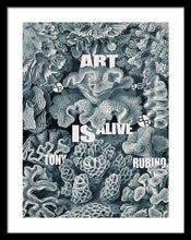 Rubino Rise Under Water - Framed Print Framed Print Pixels 18.000" x 24.000" Black White