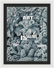 Rubino Rise Under Water - Framed Print Framed Print Pixels 22.500" x 30.000" White Black
