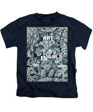 Rubino Rise Under Water - Kids T-Shirt Kids T-Shirt Pixels Navy Small 