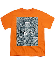 Rubino Rise Under Water - Youth T-Shirt Youth T-Shirt Pixels Orange Small 