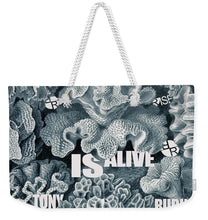 Rubino Rise Under Water - Weekender Tote Bag Weekender Tote Bag Pixels 24" x 16" White 