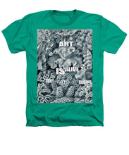 Rubino Rise Under Water - Heathers T-Shirt Heathers T-Shirt Pixels Kelly Green Small 