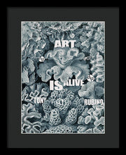 Rubino Rise Under Water - Framed Print Framed Print Pixels 10.500" x 14.000" Black Black