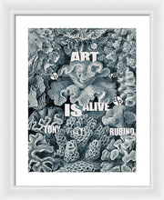 Rubino Rise Under Water - Framed Print Framed Print Pixels 15.000" x 20.000" White White