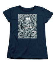 Rubino Rise Under Water - Women's T-Shirt (Standard Fit) Women's T-Shirt (Standard Fit) Pixels Navy Small 