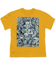 Rubino Rise Under Water - Youth T-Shirt Youth T-Shirt Pixels Gold Small 
