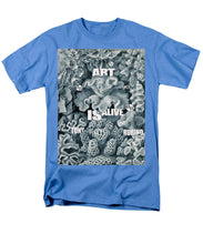 Rubino Rise Under Water - Men's T-Shirt  (Regular Fit) Men's T-Shirt (Regular Fit) Pixels Carolina Blue Small 