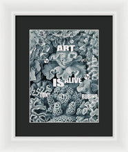 Rubino Rise Under Water - Framed Print Framed Print Pixels 9.000" x 12.000" White Black