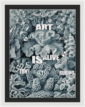 Rubino Rise Under Water - Framed Print Framed Print Pixels 27.000" x 36.000" White Black