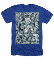 Rubino Rise Under Water - Heathers T-Shirt Heathers T-Shirt Pixels Royal Small 