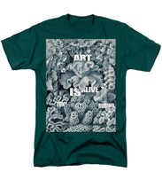 Rubino Rise Under Water - Men's T-Shirt  (Regular Fit) Men's T-Shirt (Regular Fit) Pixels Hunter Green Small 