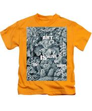 Rubino Rise Under Water - Kids T-Shirt Kids T-Shirt Pixels Gold Small 