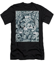 Rubino Rise Under Water - Men's T-Shirt (Athletic Fit) Men's T-Shirt (Athletic Fit) Pixels Black Small 