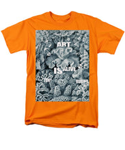 Rubino Rise Under Water - Men's T-Shirt  (Regular Fit) Men's T-Shirt (Regular Fit) Pixels Orange Small 