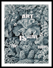 Rubino Rise Under Water - Framed Print Framed Print Pixels 27.000" x 36.000" Black White