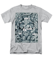 Rubino Rise Under Water - Men's T-Shirt  (Regular Fit) Men's T-Shirt (Regular Fit) Pixels Heather Small 