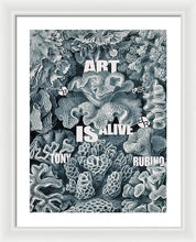 Rubino Rise Under Water - Framed Print Framed Print Pixels 18.000" x 24.000" White White