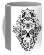Rubino Rise Up Skull 2 - Mug Mug Pixels Small (11 oz.)  