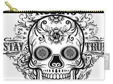 Rubino Rise Up Skull 2 - Carry-All Pouch Carry-All Pouch Pixels Small (6" x 4")  