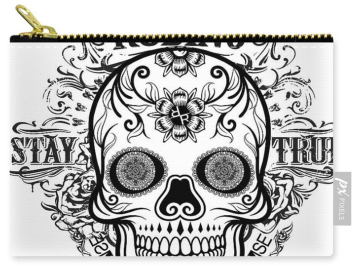 Rubino Rise Up Skull 2 - Carry-All Pouch Carry-All Pouch Pixels Small (6