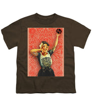 Rubino Rise Woman - Youth T-Shirt Youth T-Shirt Pixels Coffee Small 