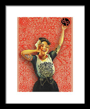 Rubino Rise Woman - Framed Print Framed Print Pixels 9.000" x 12.000" Black White