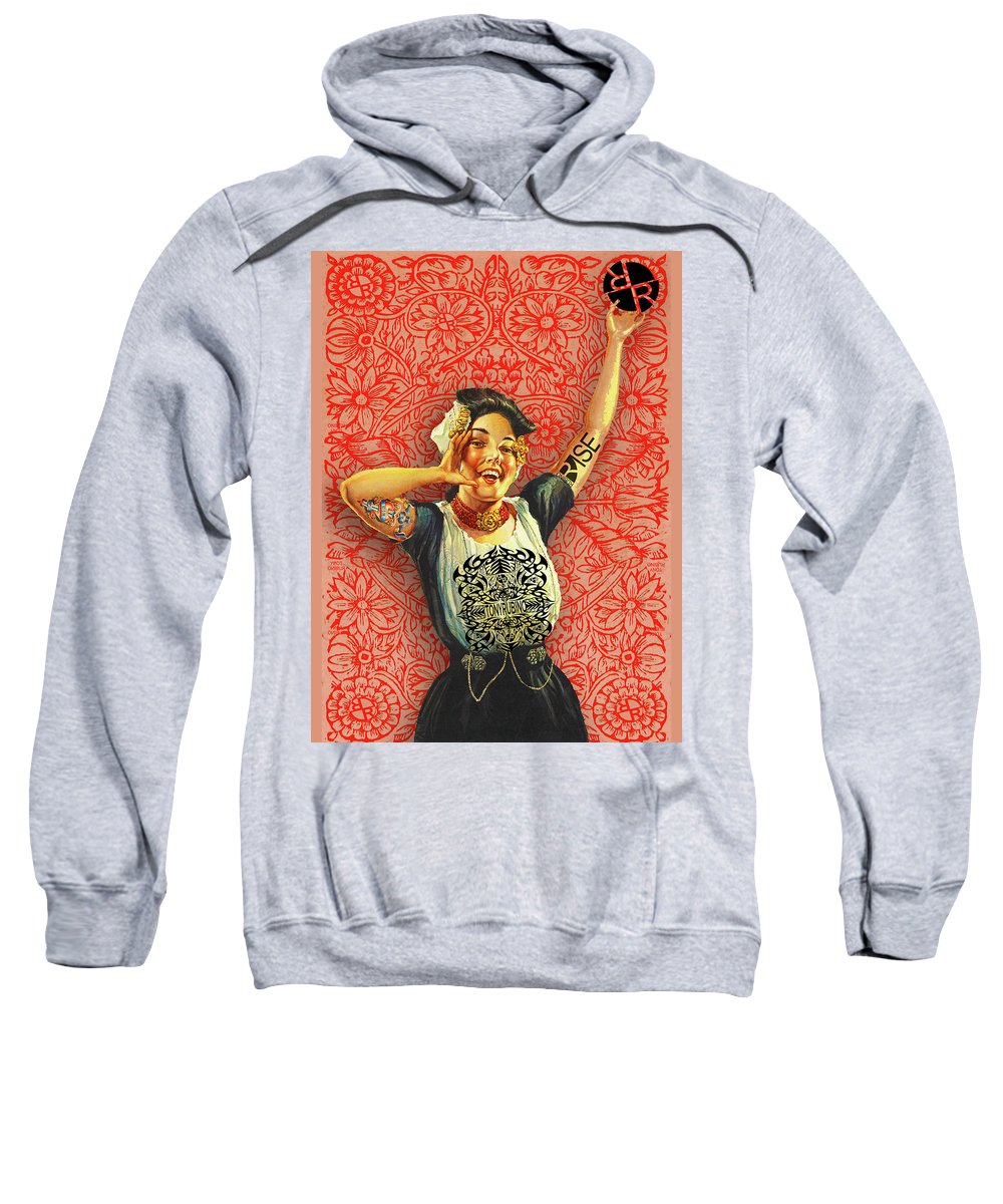 Rubino Rise Woman - Sweatshirt Sweatshirt Pixels Heather Small 