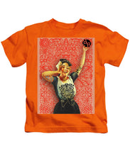 Rubino Rise Woman - Kids T-Shirt Kids T-Shirt Pixels Orange Small 