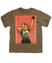 Rubino Rise Woman - Youth T-Shirt Youth T-Shirt Pixels Safari Green Small 