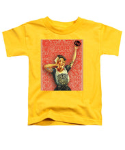 Rubino Rise Woman - Toddler T-Shirt Toddler T-Shirt Pixels Yellow Small 