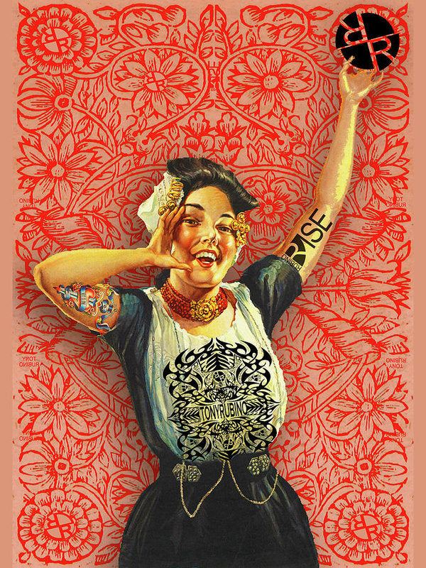 Rubino Rise Woman - Art Print Art Print Pixels 6.000