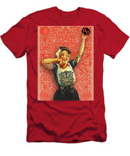 Rubino Rise Woman - Men's T-Shirt (Athletic Fit) Men's T-Shirt (Athletic Fit) Pixels Red Small 