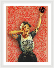 Rubino Rise Woman - Framed Print Framed Print Pixels 27.000" x 36.000" White White