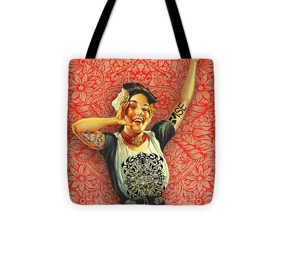 Rubino Rise Woman - Tote Bag Tote Bag Pixels 13