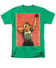 Rubino Rise Woman - Men's T-Shirt  (Regular Fit) Men's T-Shirt (Regular Fit) Pixels Kelly Green Small 