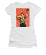 Rubino Rise Woman - Women's T-Shirt (Athletic Fit) Women's T-Shirt (Athletic Fit) Pixels White Small 