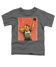 Rubino Rise Woman - Toddler T-Shirt Toddler T-Shirt Pixels Charcoal Small 