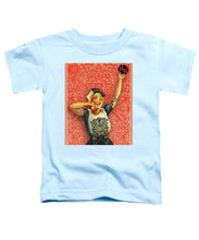Rubino Rise Woman - Toddler T-Shirt Toddler T-Shirt Pixels Light Blue Small 
