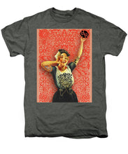 Rubino Rise Woman - Men's Premium T-Shirt Men's Premium T-Shirt Pixels Platinum Heather Small 