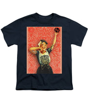Rubino Rise Woman - Youth T-Shirt Youth T-Shirt Pixels Navy Small 